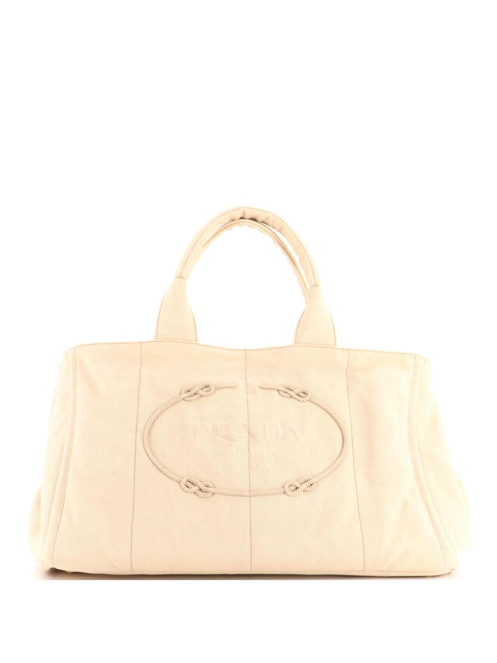 Prada Canapa Tote Canvas Large #356573P66B
